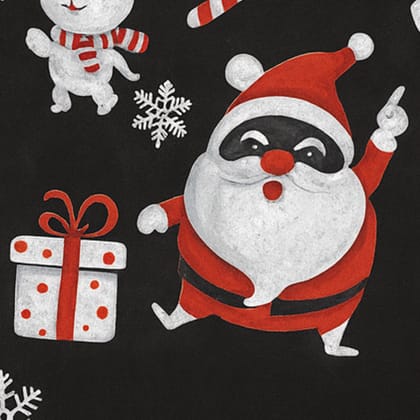 Christmas Theme Decorative Wall Sticker 90x60 cm – (1 Pc)