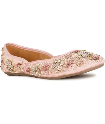 Bata Pink Women's Ethnic Ballerinas