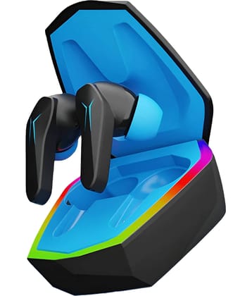 COREGENIX Mortal 121 Bluetooth True Wireless (TWS) In Ear 40 Hours Playback Low Latency IPX5(Splash & Sweat Proof) Black