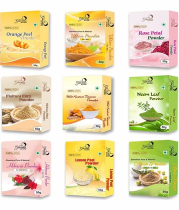 glowious - Skin Toning Face Pack for Normal Skin ( Pack of 9 )