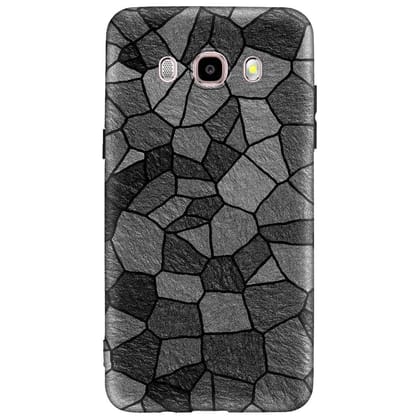 Black Marble Samsung J5 (2016) Premium Embossed Mobile cover