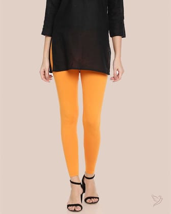 Cotton Ankle Legging - Sweet Corn-S / Sweet Corn