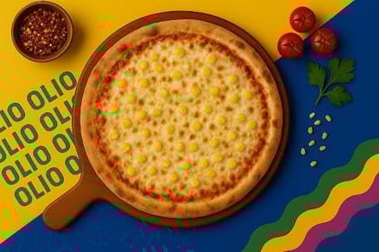 Golden Corn Cheeseburst Pizza