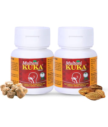 Multani kuka For Tonsillitis Throat Infection & Hiccups - 100Tablets (Pack of 2)