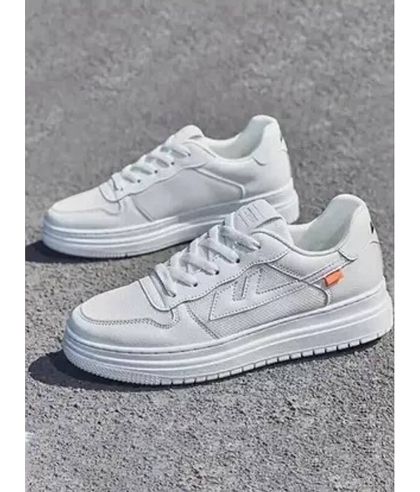 JK Port Brand Sneakers For Men White Men's Lifestyle Shoes