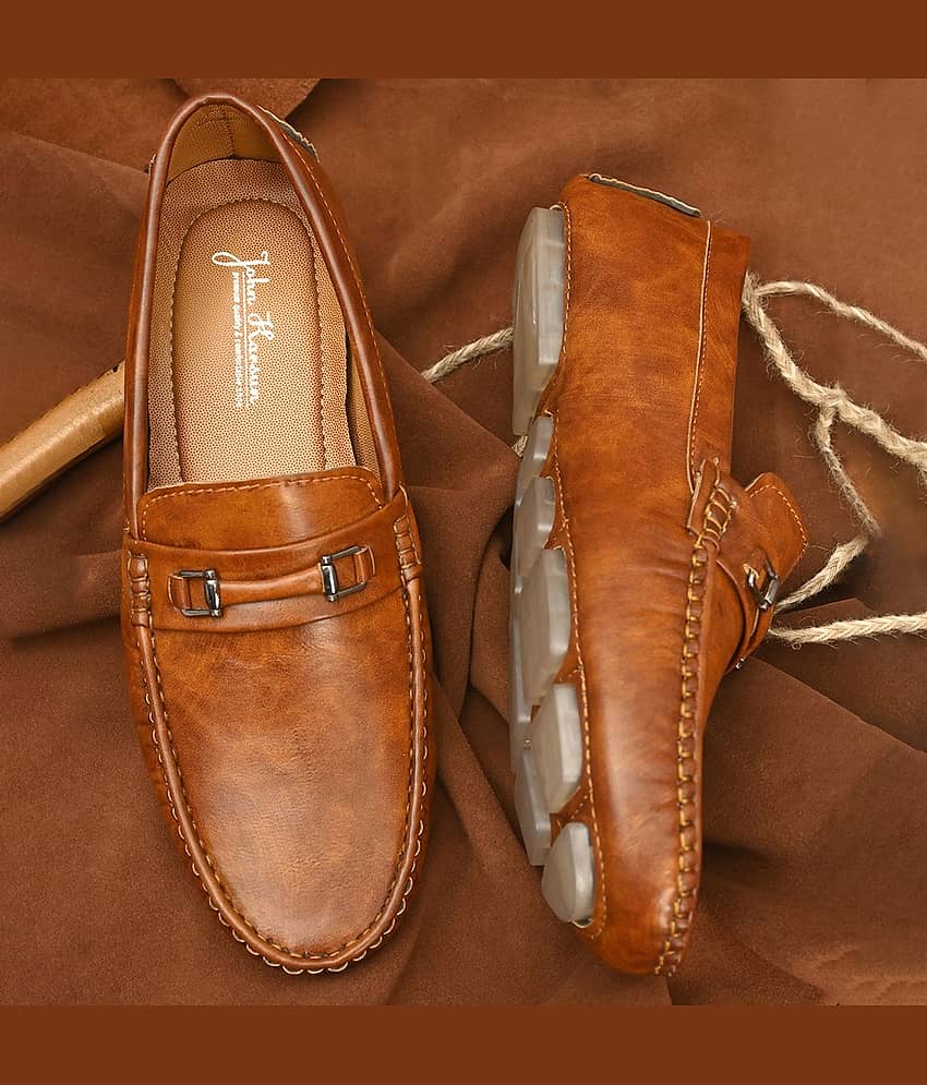 John Karsun - Tan Men's Snaffle loafers