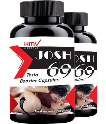 HMV Herbals JOSH 69 Men Power Herbal Capsule 60 no.s Pack Of 2