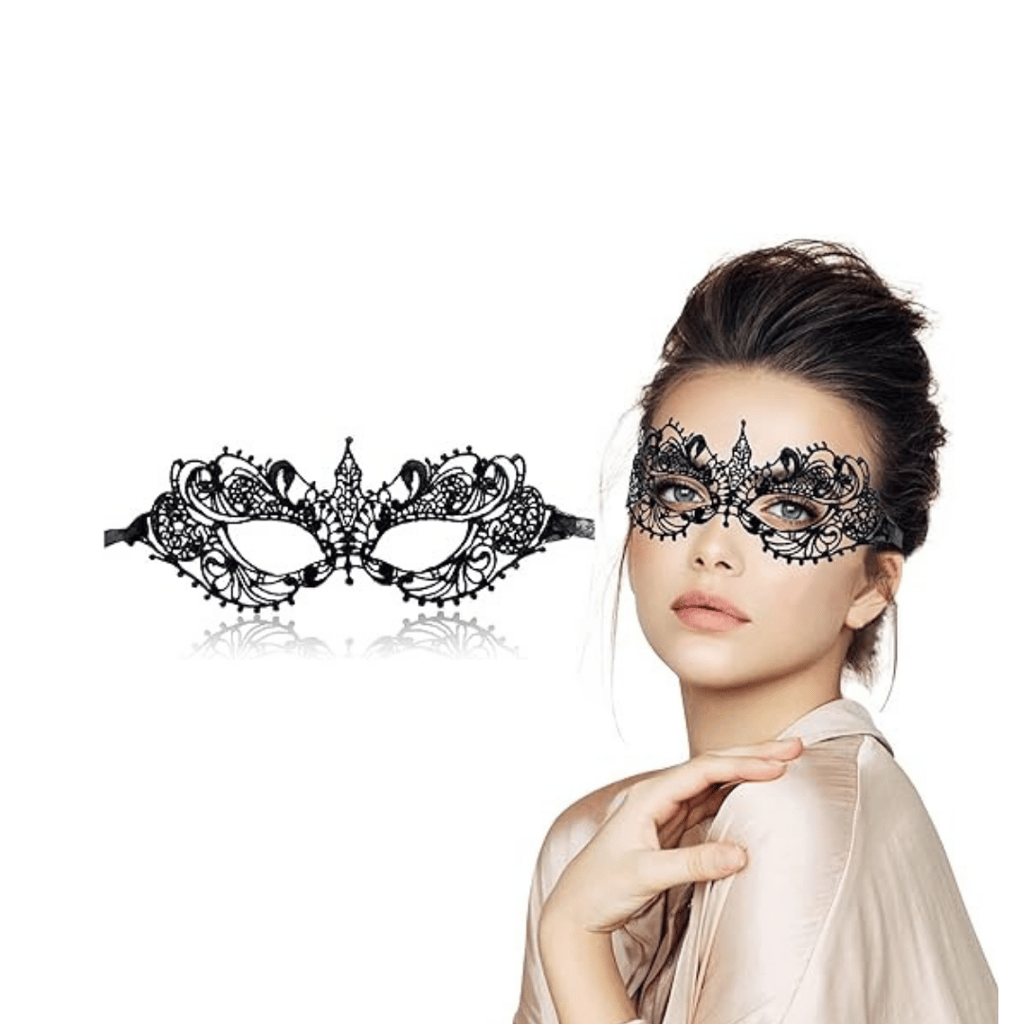 Masquerade Black Lace Women Eye Mask