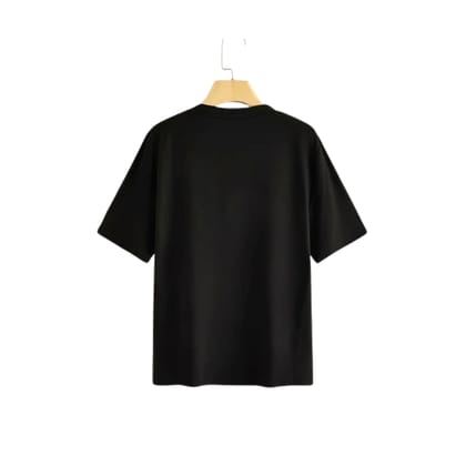 Oversized T-Shirt, Black, Large (Unisex)