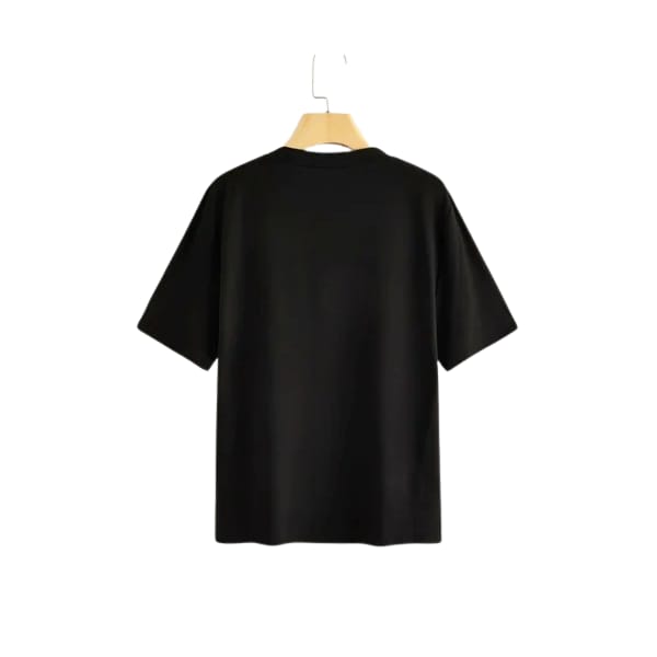 Oversized T-Shirt, Black, Large (Unisex)