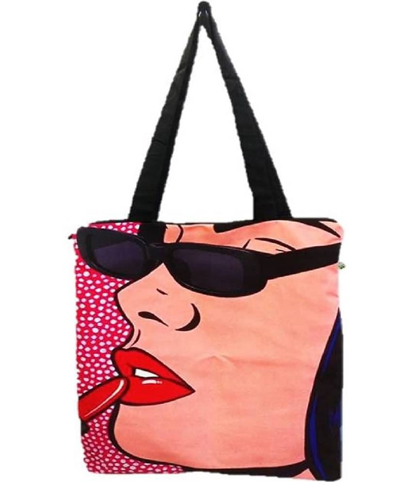 Jellify Shoulder Bag Canvas Set of 1 ( Multicolor )