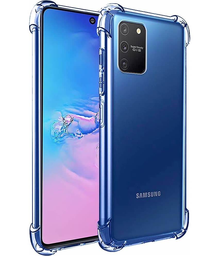 Spectacular Ace - Transparent Silicon Bumper Cases Compatible For Samsung Galaxy S10 Lite ( Pack of 1 )