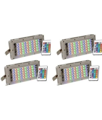 ZESTRUM RGB 50 Watts Flood Light ( Pack of 4 )
