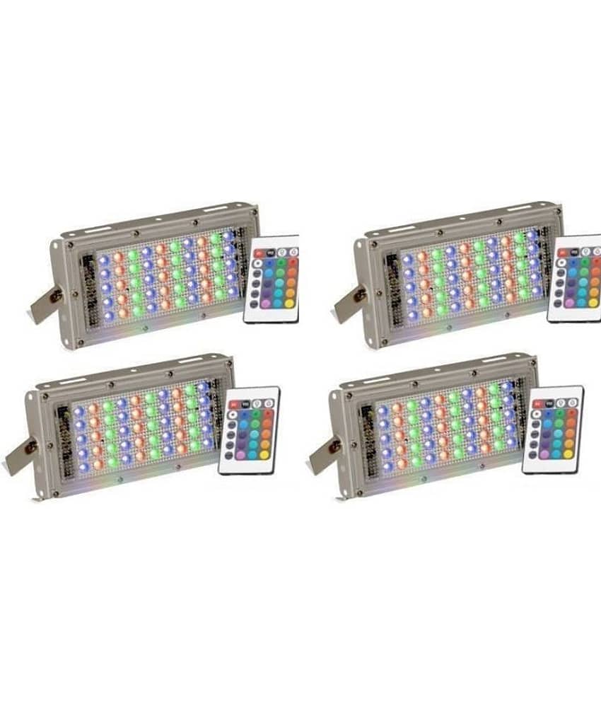 ZESTRUM RGB 50 Watts Flood Light ( Pack of 4 )