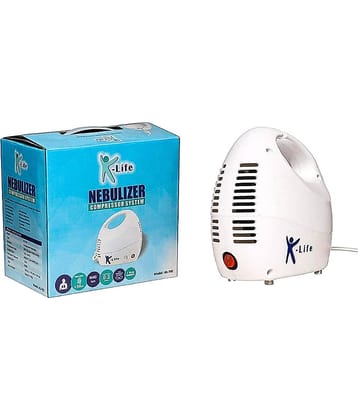 K-life 103 Steam Respiratory Machine Kit For Kids & Adults Asthma Inhaler Patients Nebulizer (White)