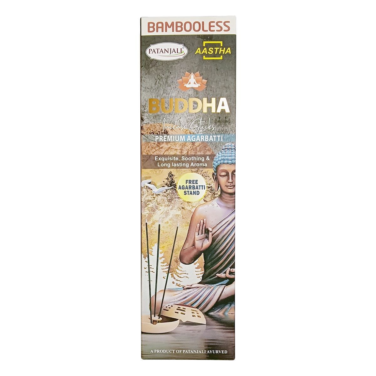 AASTHA BUDDHA AGARBATTI BAMBOOLESS 80GM