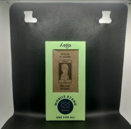 Hello Wooden Mobile Stand  Smile Please, Selfie Stand