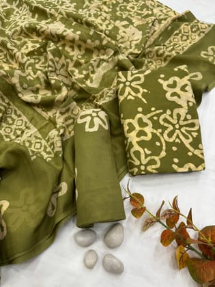 Cotton Suit Mulmul Dupatta