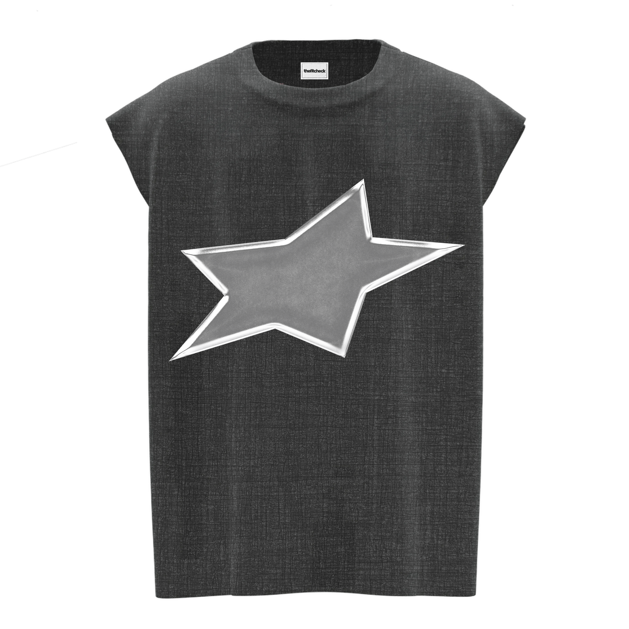 Star Oversized Vest-S