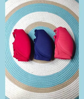 love girl Pack of 3 Lycra Heavily Padded Everyday Bra For Women ( Multicolor3 )