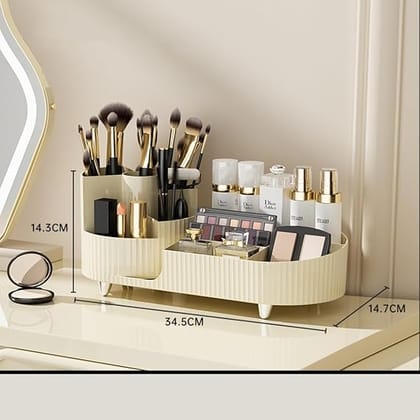 New Rotating Makeup Countertop Organizer 360 Degree Beauty at Your Fingertips