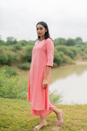 Candy Floss Kurta Set-S