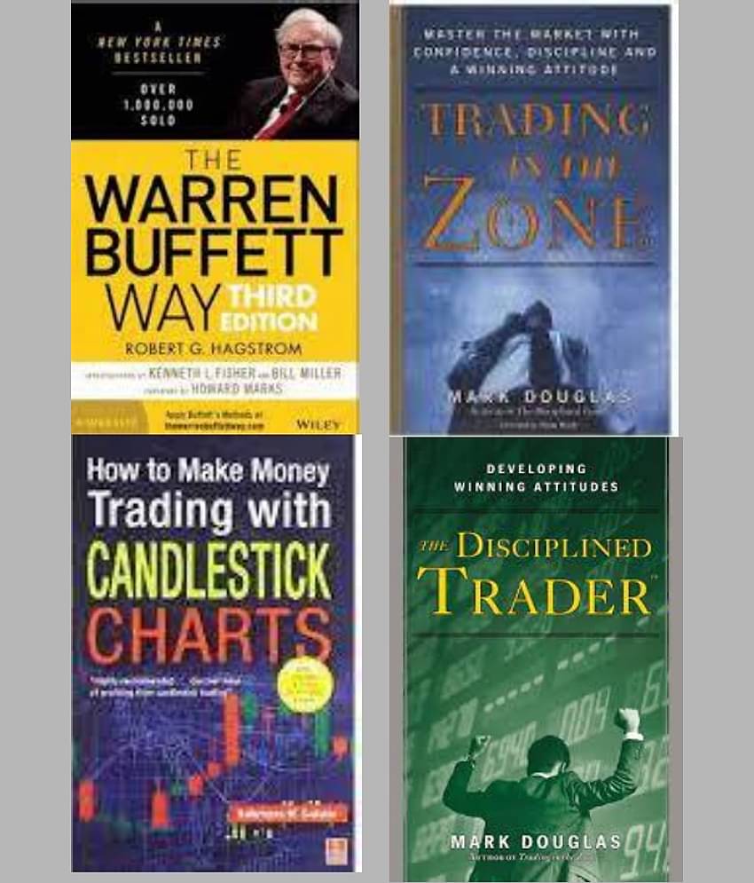 How to Make Money Trading with Candlestick Charts + Trading In The Zone + The warren buffett way + The Disciplined Trader