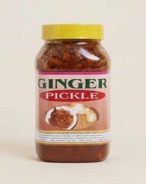 KAFRO Ginger Pickle | Home-Style Handcrafted Recipe | Authentic Traditional Taste | Farm Fresh Adrak ka Achar | Premium Quality, Sundried & Small-Batch | No Artificial Preservatives | 1 Kg Ja