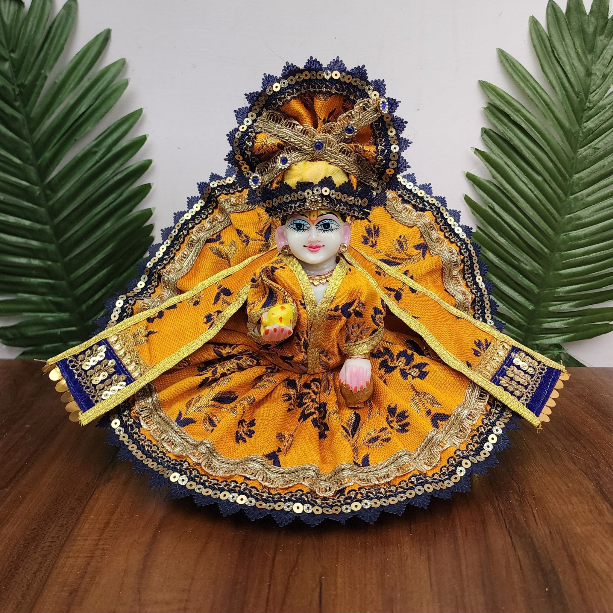 Beautiful Yellow dress for laddu gopal ji-0