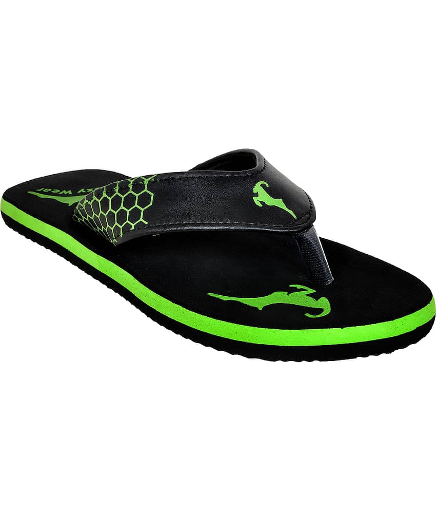 Cozy Wear Green Thong Flip Flop