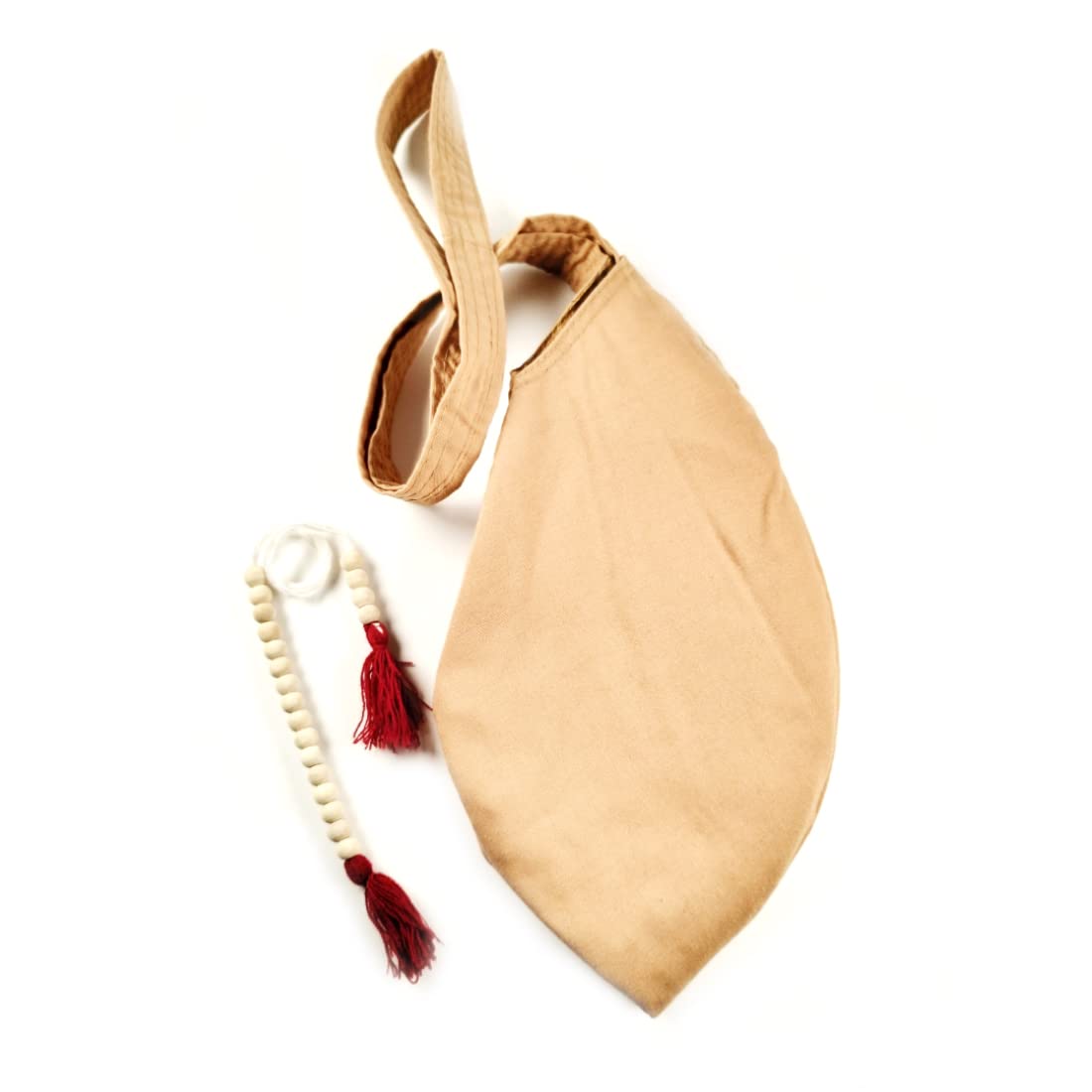 MAYAPURI Cotton Chanting Bag/Beads Bag/Gomukhi Japa Bag with Sakshi Mala Counter