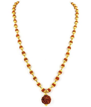 Rudraksh Mala with Rudraksh Pendant (Pack of 1)