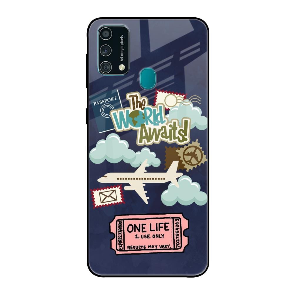 Tour The World Glass Case For Samsung Galaxy F41