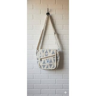 Tribal Print Cotton Crossbody Sling Bag