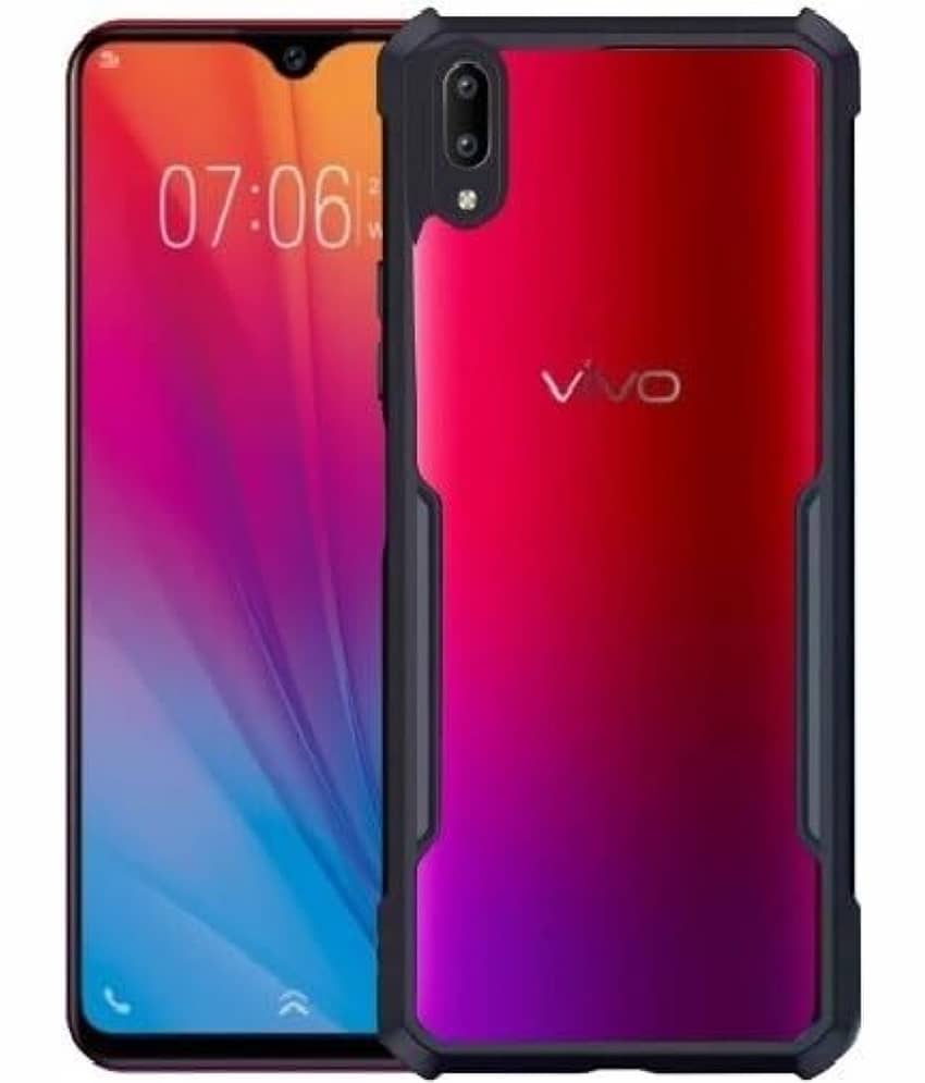 VAKIBO Plain Cases Compatible For Rubber Vivo Y91i ( Pack of 1 )