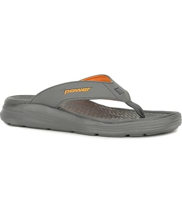 Power Light Grey Men's Thong Flip Flop
