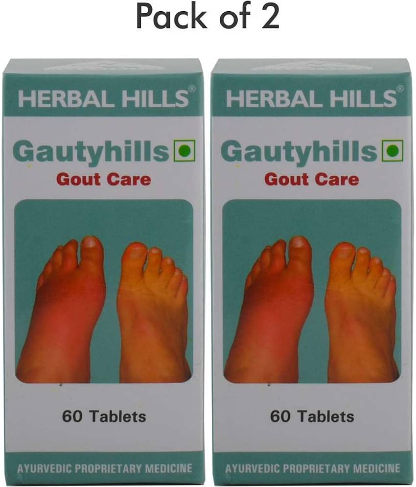 Herbal Hills Gautyhills 60 Tablets - Pack of 2 Tablets 1 mg