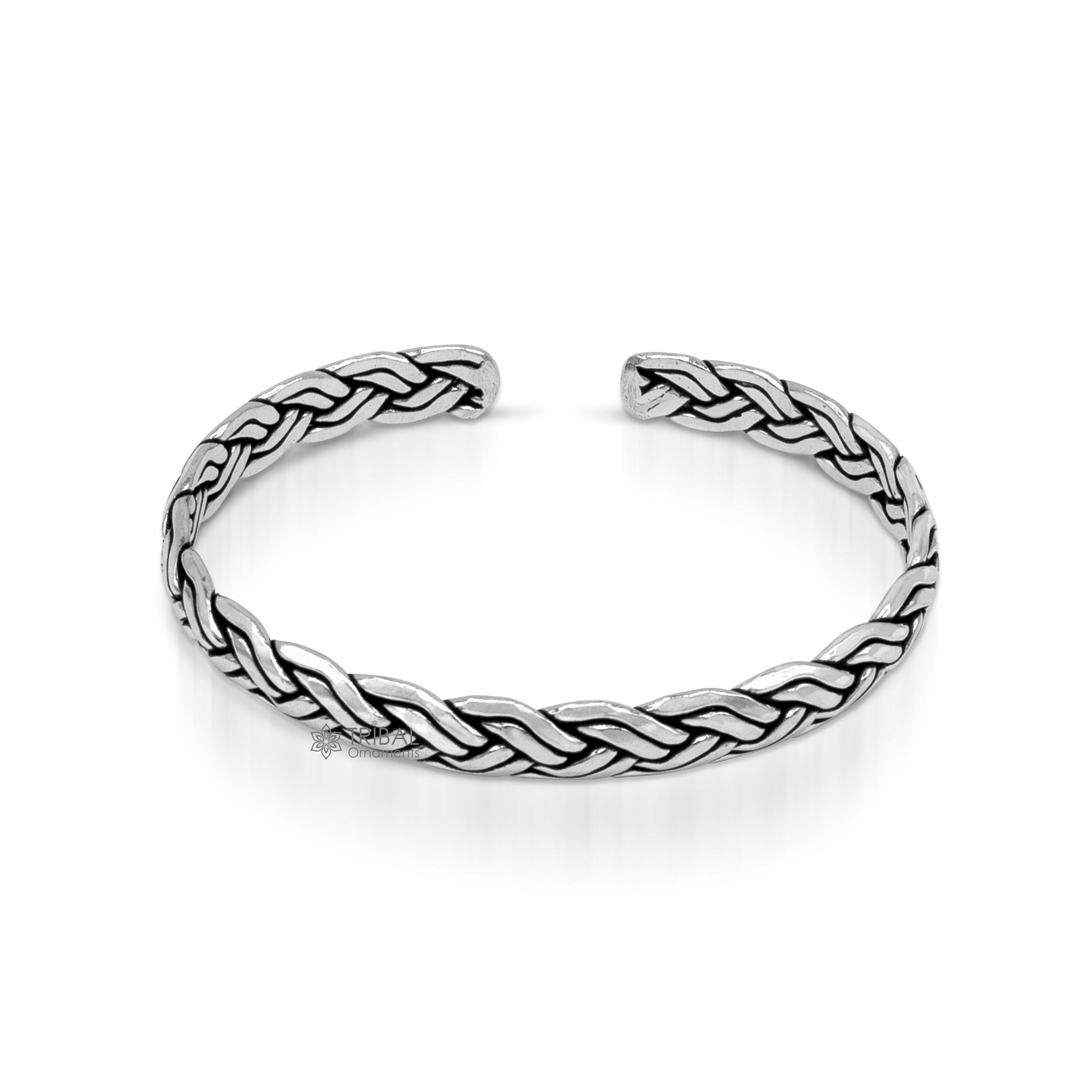 925 sterling silver handmade adjustable cuff bangle bracelet unsex gifting jewelry CUFF225