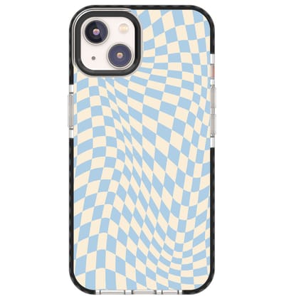 Checkered-Blue Haze-iPhone 15 Pro Max / Black