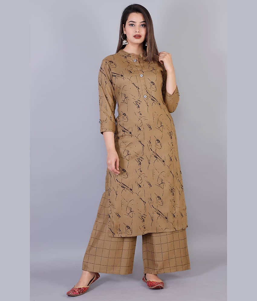 HIGHLIGHT FASHION EXPORT - Pink Straight Rayon Women's Stitched Salwar Suit ( Pack of 1 )