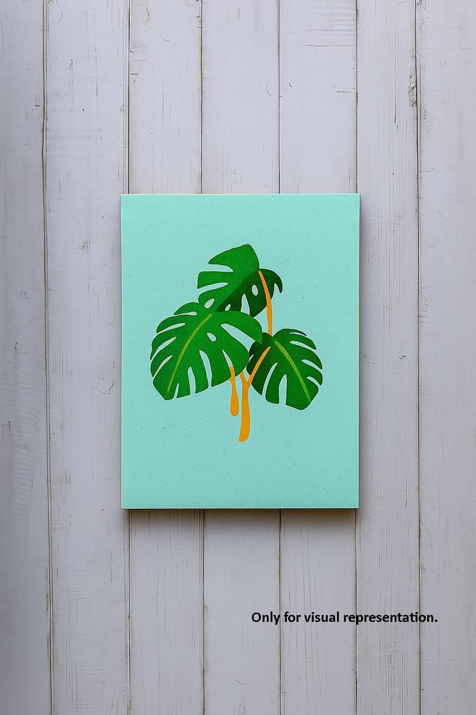 Dbeautify's DIY Monstera Leaf Wall Art
