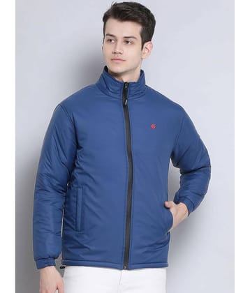 ONN - Blue Nylon Regular Fit Men's Down Jacket ( Pack of 1 )