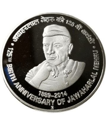skonline - 125 RUPEES JAWAHARLAL NEHRU UNC 1 Numismatic Coins