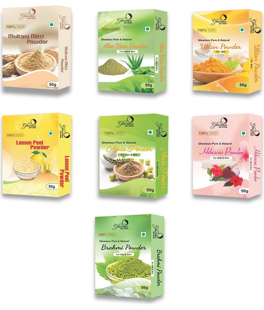 glowious - Skin Toning Face Pack for Normal Skin ( Pack of 7 )