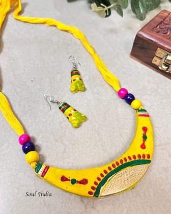 Handmade Terracotta Jewellery Set