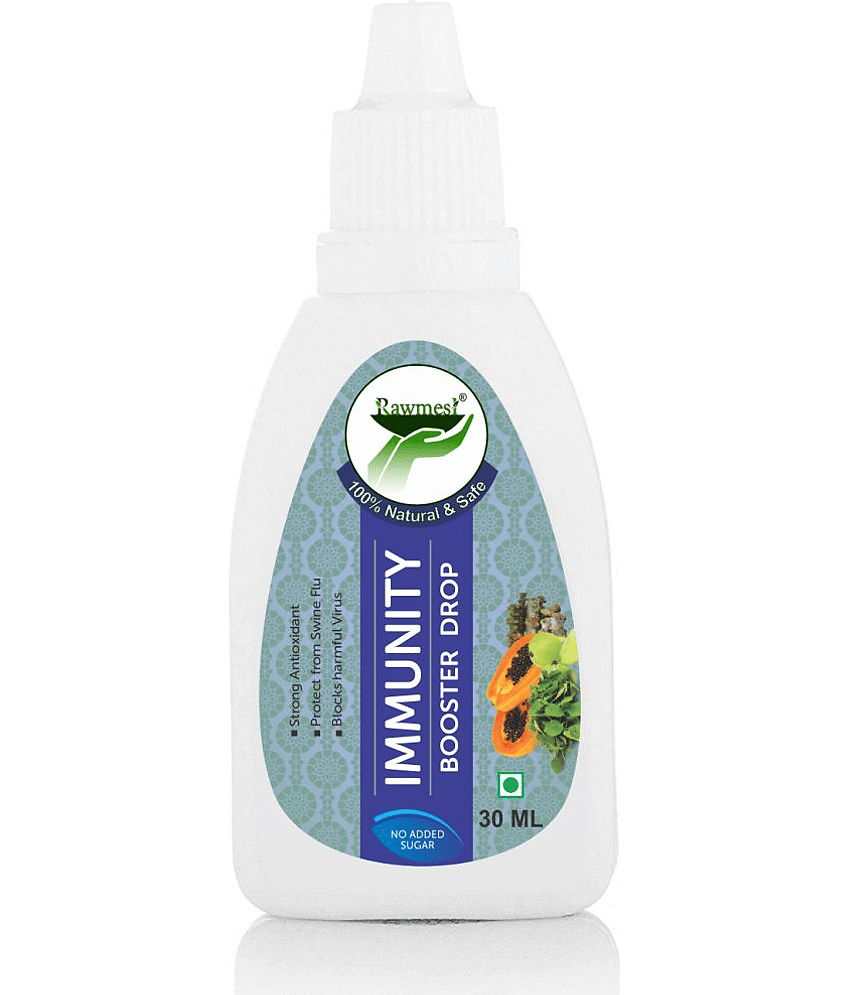 rawmest 100% Organic Immunity Drop | Protect From Viral Flu 30 ml Natural Multivitamins Syrup