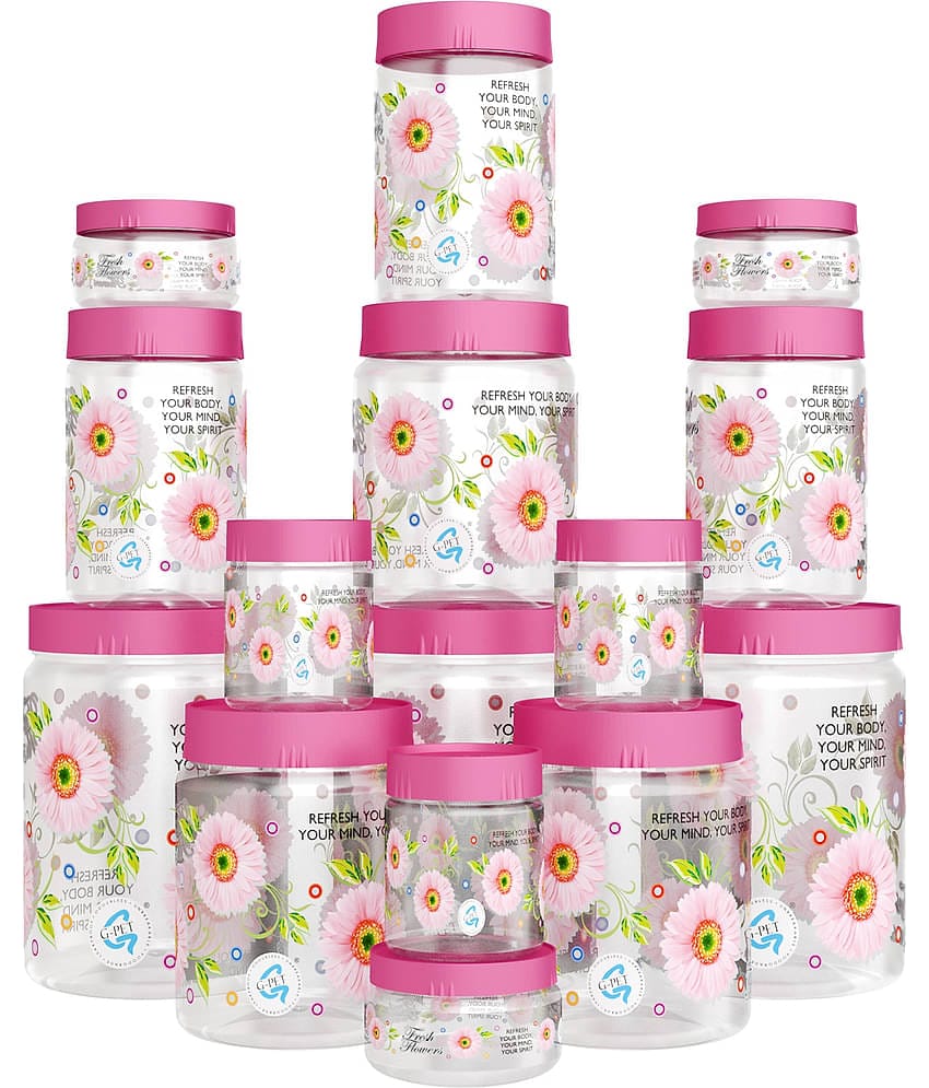 G-Pet Print Magic PET Food Container Set of 15 2000 mL