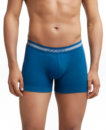 Jockey Men's Cotton Trunks (Pack of 2) (1015_Poseidon_X-Large_Blue_XL) Jockey Men's Cotton Trunks (Pack of 2) (1015_Poseidon_X-Large_Blue_XL) - Poseidon / XL
