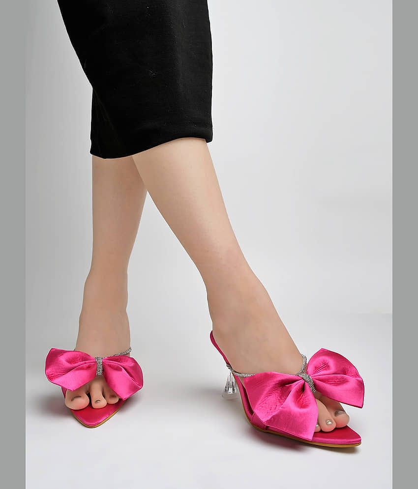 Shoetopia - Black Women's Slip On Heels