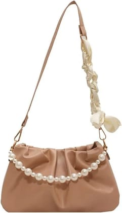 Ladies Pleated Shoulder Bag Female Temperament Leisure Bag Exquisite Gift for Ladies Birthday Ladies Pleated Shoulder Bag Female Temperament Leisure Bag Exquisite Gift for Ladies Birthday
